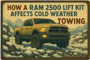 Ram Truck in Snow & Rocks