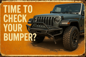 AI Generated image of Jeep with Broken Bumper