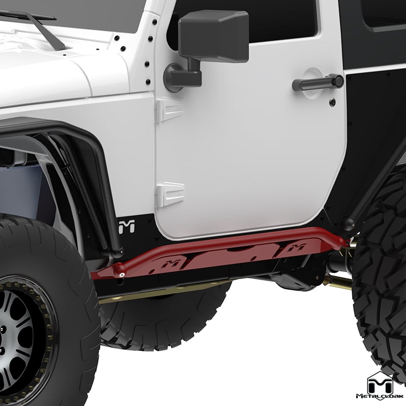 MetalCloak Overline – progi rurowe do Jeepa Wrangler JK 2-drzwiowego
