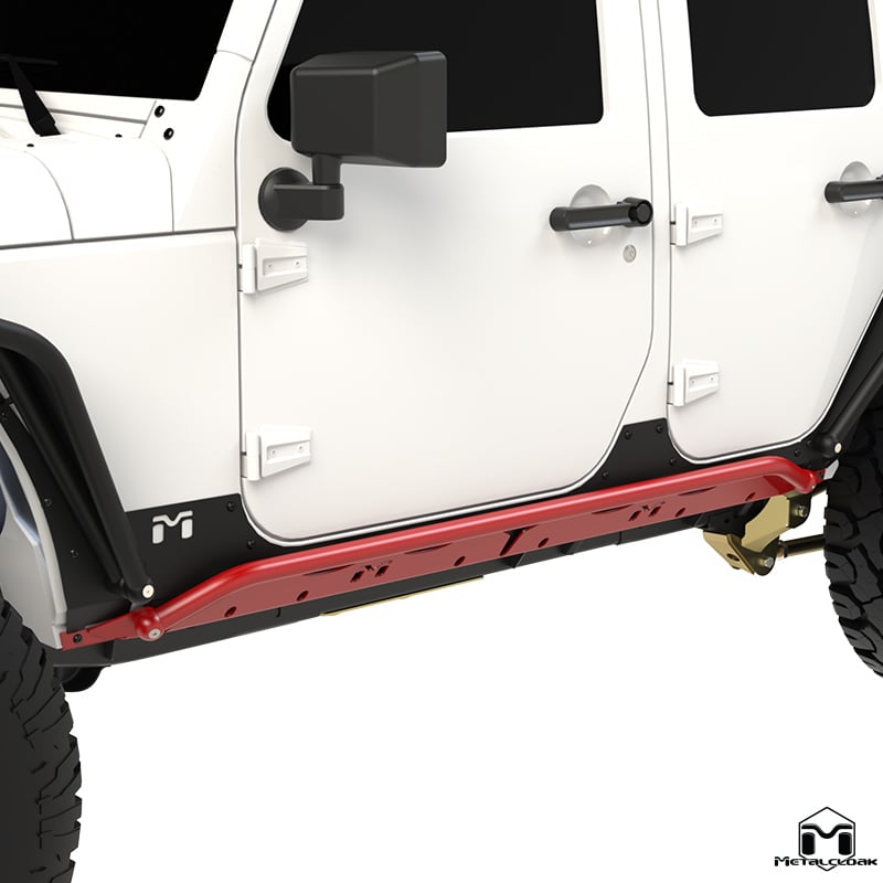 MetalCloak Overline – progi rurowe do Jeepa Wrangler JK Unlimited 4-drzwiowego