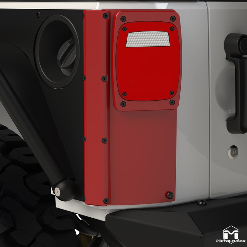 MetalCloak ExoCorner – narożnik tylny z lampą LED do Jeepa Wrangler JK