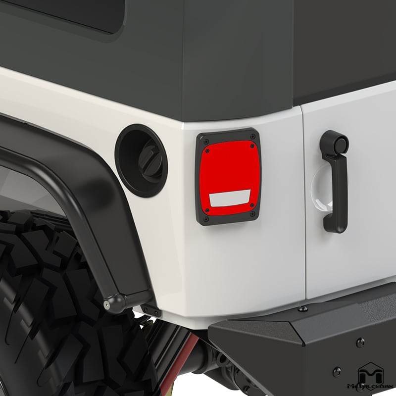 MetalCloak - lampy tylne LED w obudowie aluminiowej JK