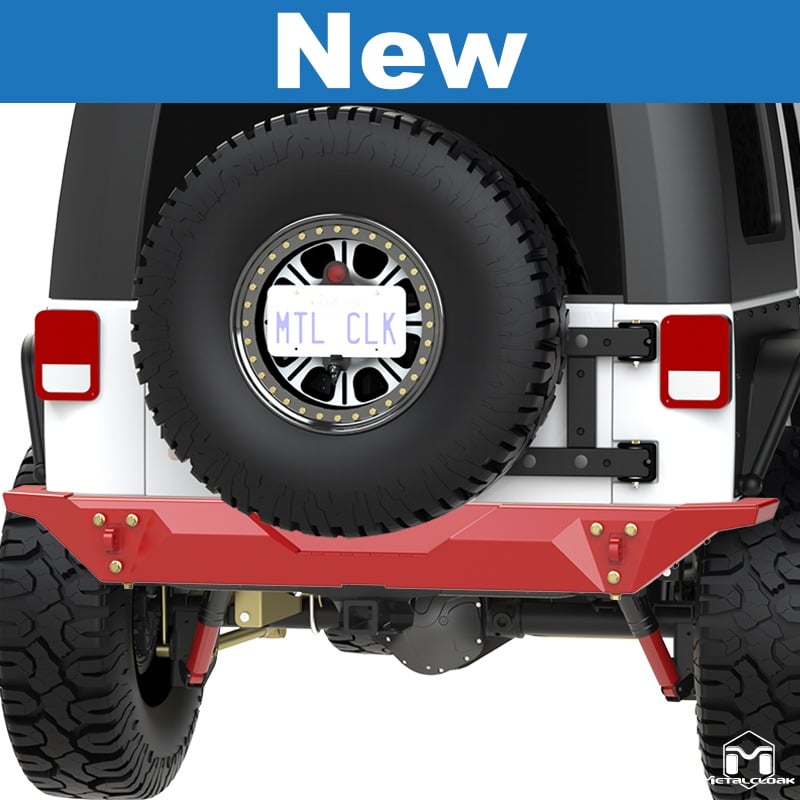 MetalCloak Full Duty - tylny zderzak szeroki Jeep Wrangler JK
