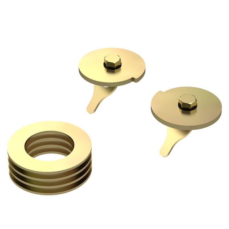 MetalCloak - zestaw dystansów i zaczepów tylnych sprężyn JK