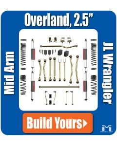 Jeep JL Wrangler 2.5" Rocklander® Overland Suspension & Lift Kit, Build Yours