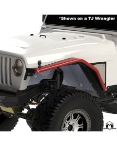 4" Arched Front Flare, Pair, TJ/LJ/YJ