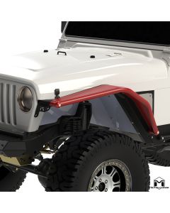 8" Arched Front Flare, Pair, TJ/LJ/YJ