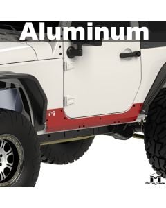 Jeep JK Wrangler Overland System, Universal Aluminum 2-Door Rocker ExoSkins