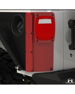 Jeep JK Wrangler 2-Door & 4-Door ExoCorner LED Tail Light Kit