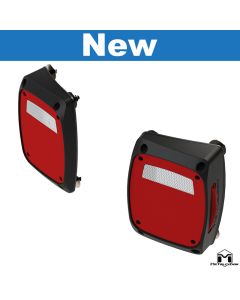 LED Tail Light Kit, Lo-Profile, Molded, Jeep JK Wrangler