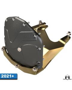 Rendering of a Metalcloak Differential Skid plate for the front Diff on a Jeep JL Wrangler and JT Gladiator for protection
