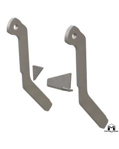 Jeep TJ & LJ Wrangler Lower Front Extended Sway Bar Tabs, Axle Side