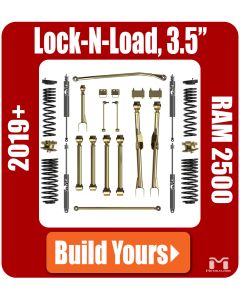 Dodge Ram 2500 ('14 -'18) 3.5" Game Changer Lock-N-Load Suspension System, Rocksport Shocks, Build Yours