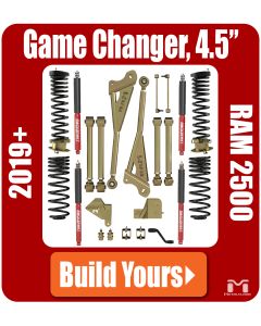 Ram 2500 Diesel  (2019 + ) 4.5" Game-Changer Solid Radius Suspension, Build Yours