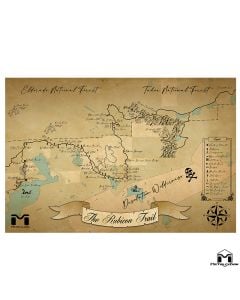 MetalCloak Rubicon Trail Map Poster