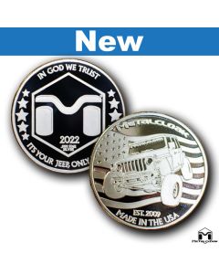 MetalCloak 1oz Silver Coin, Front Design