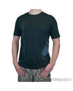 #CloakedRepublic "Large Lazy Icon" Super Soft T-Shirt, Front