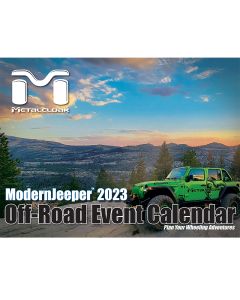 Metalcloak ModernJeeper Adventures Wall Calendar Off Road Event Listing and Calendar of 4x4 Jeep Events