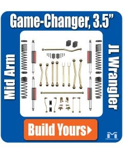 JL Wrangler 3.5" Game-Changer Suspension, Build Yours