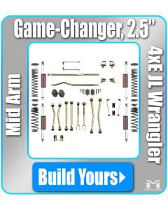 Jeep 4xE JL Wrangler 2.5" Game-Changer Suspension, Build Yours