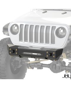 Jeep JL Wrangler & JT Gladiator Front Bumper, Crawler Caps