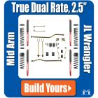 JL Wrangler 2.5" True Dual Rate Lift Kits, Build Yours