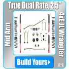 Jeep 4xE JL Wrangler 2.5" True Dual Rate Lift Kit, Build Yours