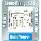 Jeep 4xE JL Wrangler 2.5" Game-Changer Suspension, Build Yours