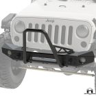 Jeep JK Wrangler Front Bumper, 56" Light Caps, Mid Stinger