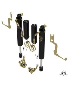 RockSport BLACK, 2.5"/3.5" JL Wrangler & JT Gladiator, Front, Pair