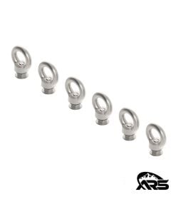 Rope Eye Tie Downs, Set of 6 by MetalCloak