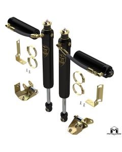 RockSport BLACK 4.5"/5.5" JK Wrangler Reservoir Long Travel Shocks, Front, Pair