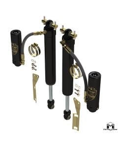 RockSport BLACK 4.5"/5.5" JK Wrangler Reservoir Long Travel Shocks, Rear, Pair