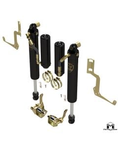 RockSport BLACK, 2.5"/3.5" JL Wrangler & JT Gladiator, Front, Pair