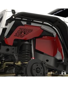 JK Reservoir Cut Vented Aluminum Replacement Inner Fender Set, Rendering