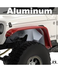 JL Wrangler & JT Gladiator Aluminum Overland Tube Fenders, Front, Pair