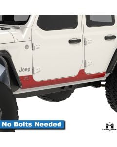 Aluminum Rocker ExoSkin, Pair, 4-Door, JL Wrangler | JT Gladiator