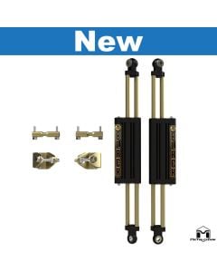 JK Wrangler Rear 3.5" 6Pak BLACK Shocks, Pair