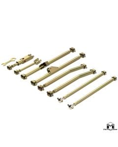 "Rubicon Express" Extreme-Duty Long-Arm Bolt-In Upgrade Kit, TJ Wrangler