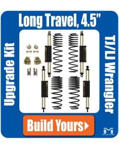 TJ/LJ Wrangler 6Pak Upgrade for Long Arms, 4.5", Build Yours