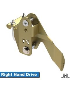 Right Hand Drive Rear Track Bar Bracket rendering for a JK wrangler Jeep