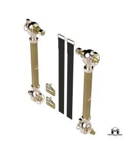 JK Wrangler Premium Front Sway Bar Quick Disconnects, 11" - 12", Rendering