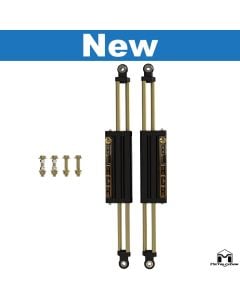 JT Gladiator Rear 6Pak BLACK Shocks, Pair