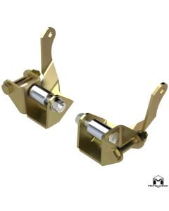 RockSport Black, Jeep JL Wrangler &  JT Gladiator, Lower Front Outboard Shock Mount Spacer, Rendering