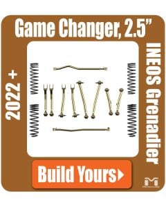 INEOS Grenadier 2.5 Game-Changer Suspension & Lift Kit, Components Rendering, Build Yours