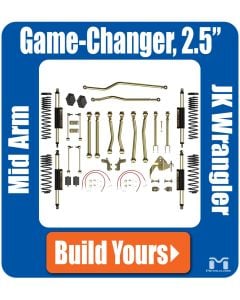 Jeep JK Wrangler 2.5" Game Changer Suspension