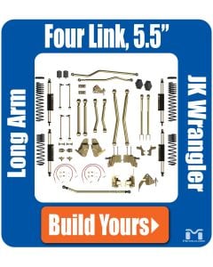 Jeep JK Wrangler 5.5" 4-Link Long Arm Suspension