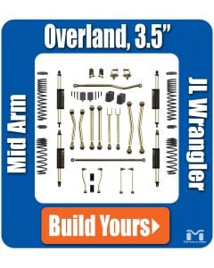 Jeep JL Wrangler 3.5" Rocklander® Overland Suspension & Lift Kit, Build Yours