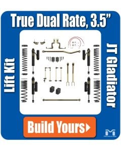 List of Parts: JT Gladiator Jeep Truck MetalCloak True Dual Rate Lift Kit Suspension