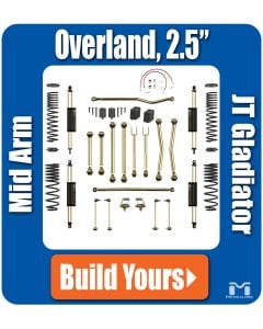 Jeep JT Gladiator 2.5" Overland Suspension, Build Yours